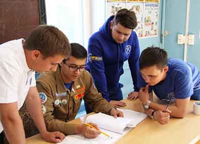 Студенты в Приокском РЭС